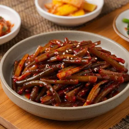 국내제조 바른먹거리 밑반찬 마늘쫑무침 4kg / 아이스배송 이미지