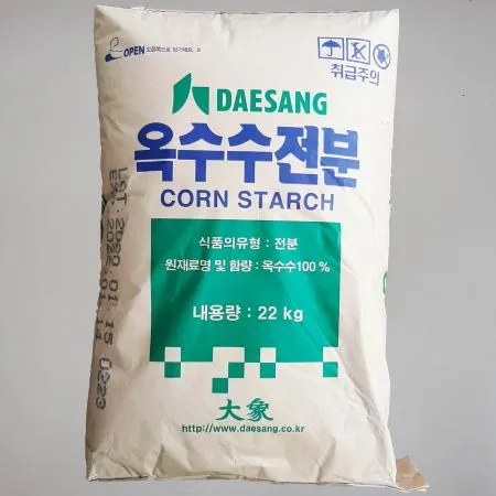 대상 옥수수전분 22kg / 우유떡 액체 괴물 오감 촉감 놀이 이미지