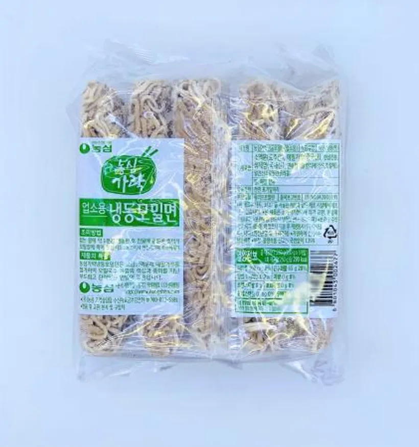 농심 냉동 모밀면1BOX 1.25kg(250g x 5개) / 냉동면 냉모밀 메밀사리 이미지