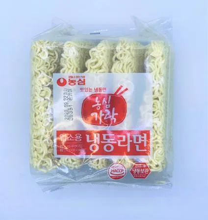 농심 냉동라면 1BOX 1.1kg (220g x 5개) / 냉동면 라면사리 이미지