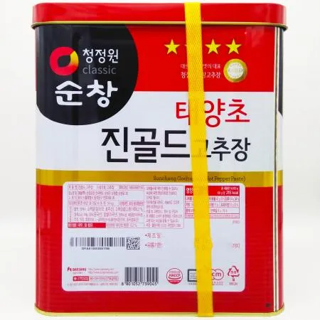 대상 청정원 순창 태양초 진골드 고추장 14kg / 업소용 대용량 이미지