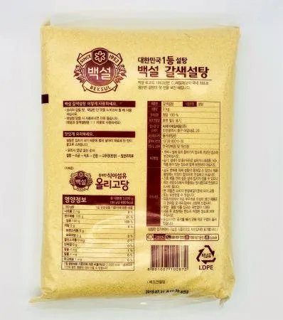 CJ 백설 갈색설탕 3kg / 황설탕 업소용 식자재 이미지