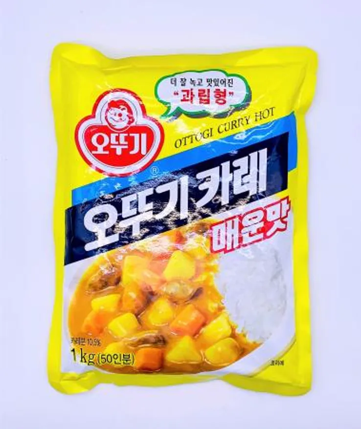 오뚜기 카레 분말 매운맛 1kg x 2ea / 카레가루 카레라이스 대용량 업소용 50인분 과립형 이미지