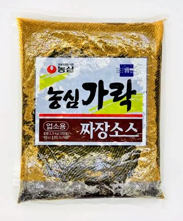 농심 가락 짜장소스 업소용1BOX 1.5kg×8개 / 중화풍 소스 불맛 중국집 짜장면 짜장떡볶이