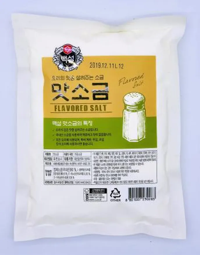 CJ 제일제당 백설 맛소금 1kg x 3개 / 계란 무침 조림 등 이미지