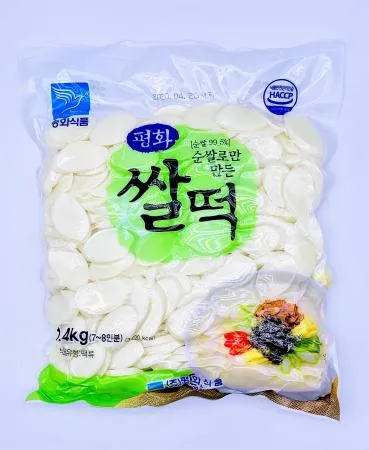 평화 쌀떡 1.4kg x 3봉 / 떡국 떡사리 업소용 대용량