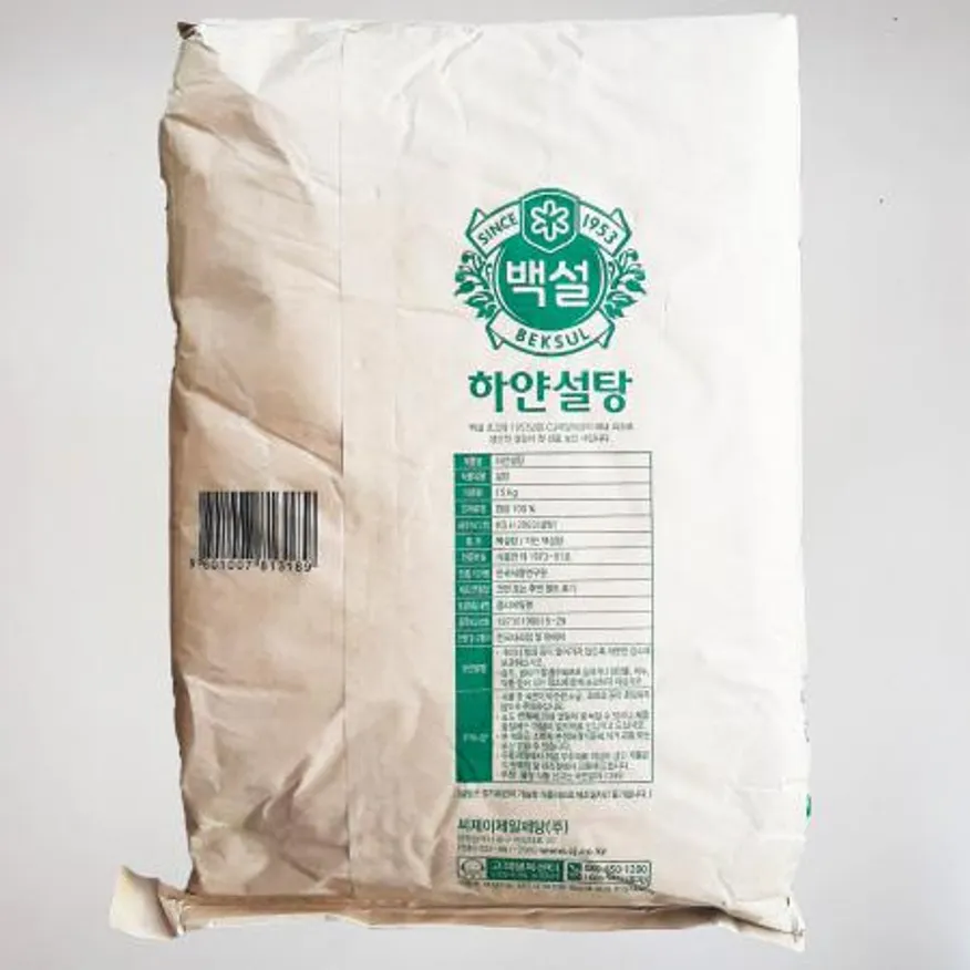CJ제일제당 백설 하얀설탕 15kg / 백설탕 백설설탕 흰설탕 이미지