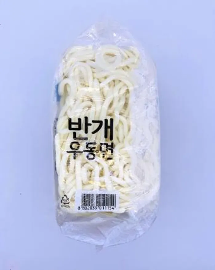 면사랑 반개우동면 쫄깃하고 부드러운 맛 1BOX(1.25kg×8개) / 냉동면 반개면 우동사리 이미지