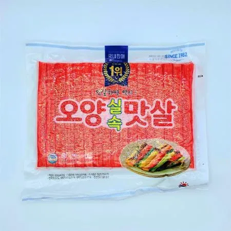 [박스상품] 사조대림 오양 맛살 1kg 1BOX(10개) / 김밥, 맛살냉채, 계란말이, 산적, 튀김