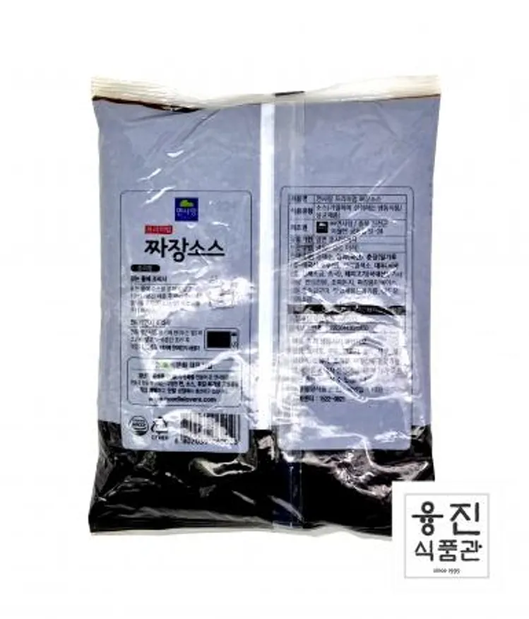 면사랑 프리미엄 짜장소스1BOX (1kg×12개) / 고급 중화풍 소스 불맛 중국집 짜장면 이미지