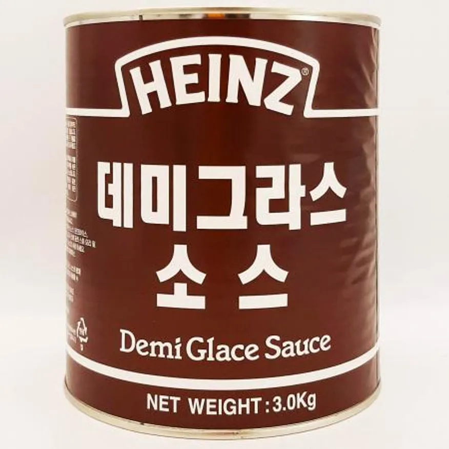 하인즈 데미 그라스 소스 3kg / 함박 스테이크 바비큐 돈까스 소스 이미지