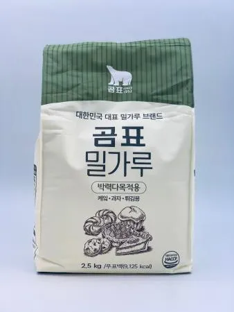 곰표 박력 밀가루 2.5kg / 대한제분, 케이크, 과자, 튀김용, 박력분