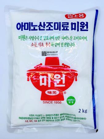 대상 미원 2kg / 리보핵산배합 아미노산 감칠맛 조미료 L-글루탐산나트륨 업소용 대용량 이미지