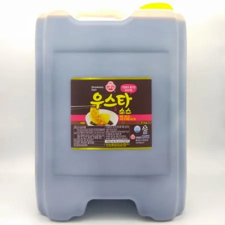 오뚜기 우스타 소스 21kg / 육류 생선 조림 볶음요리 소스베이스 간장대용