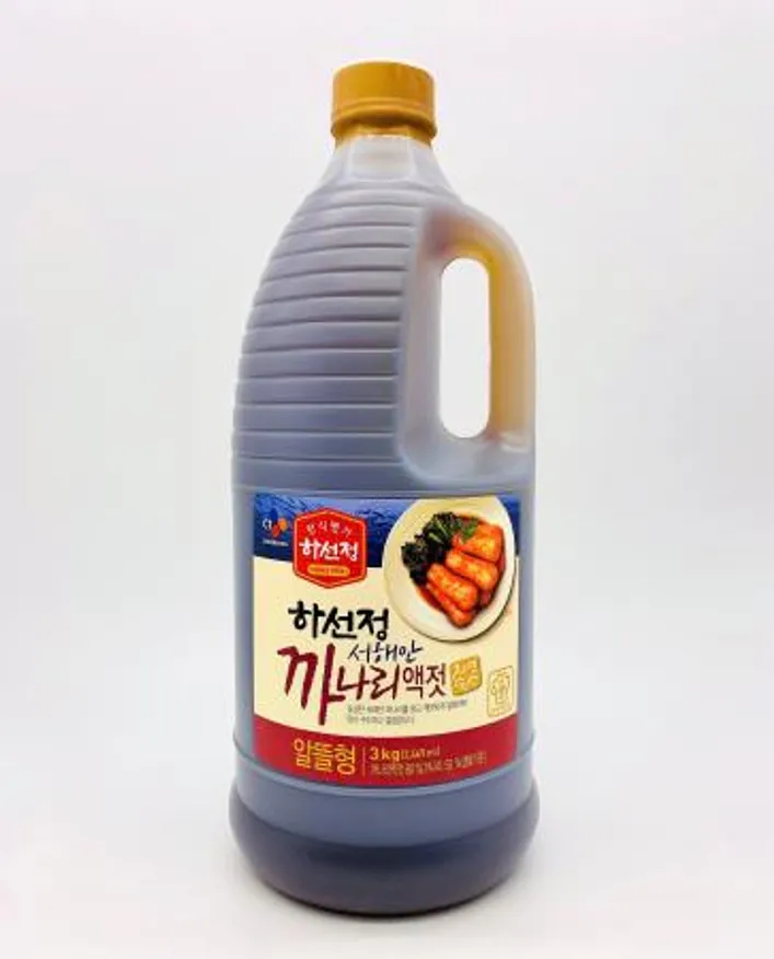 CJ 하선정 까나리액젓 알뜰형 3kg x 3개/ 한식 샐러드 볶음 소금 간장 대용 액젖 이미지