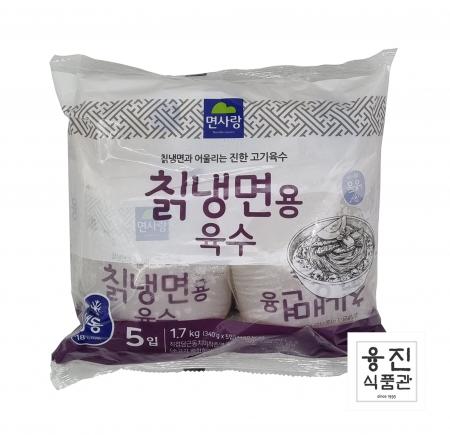 면사랑 칡냉면용 육수 1BOX (1,700g(340gx5입) × 6개) / 비빔냉면 물냉면 이미지