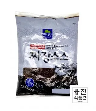 면사랑 프리미엄 짜장소스1BOX (1kg×12개) / 고급 중화풍 소스 불맛 중국집 짜장면