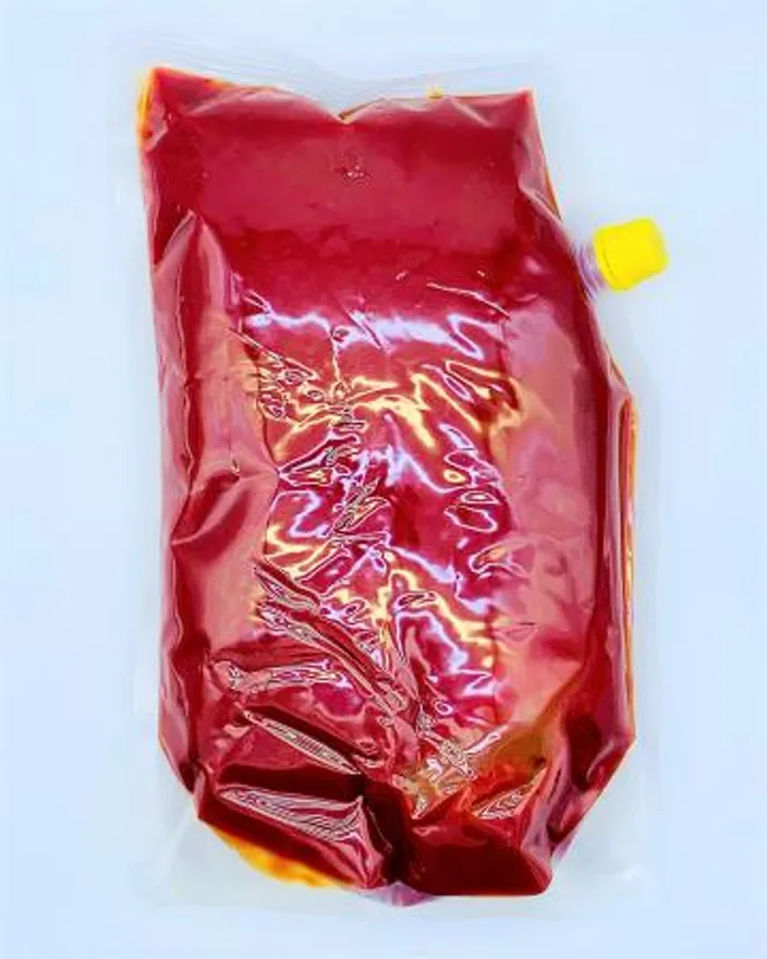 가나식품 핫 칠리 소스 2.5kg x 2ea / 쌀국수 소스 매운맛 업소용 대용량 파우치팩 이미지