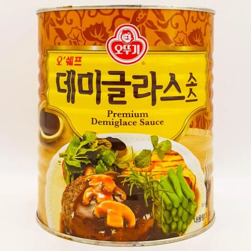 오뚜기 오쉐프 데미글라스 소스3kg / 함박 스테이크 바비큐 가츠동 돈까스 그레이비 소스 이미지