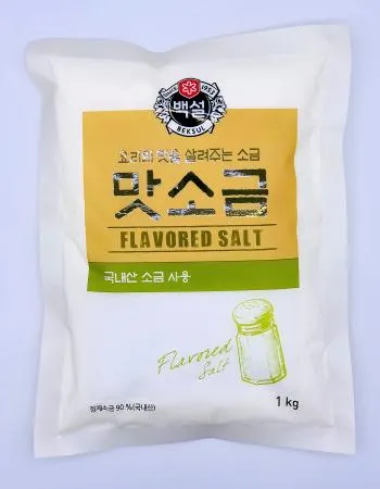 CJ 제일제당 백설 맛소금 1kg x 3개 / 계란 무침 조림 등