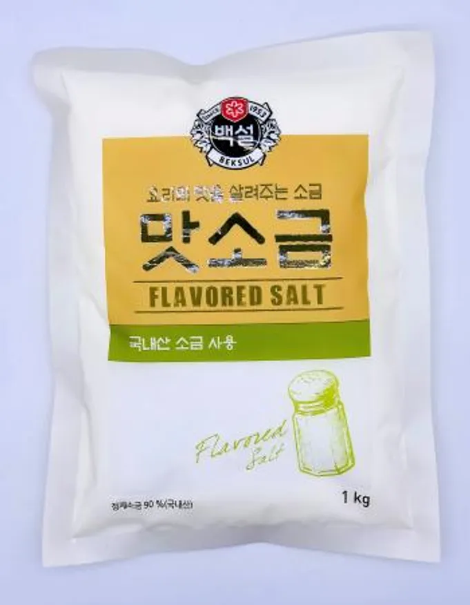 CJ 제일제당 백설 맛소금 1kg x 3개 / 계란 무침 조림 등 이미지