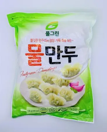 풀그린 물만두 1,350g / 아이들 간식 냉동만두 물만두 간편조리 이미지