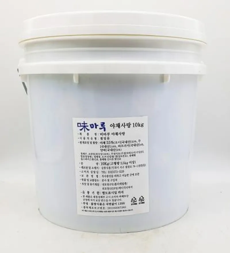 삼봉식품 미마루 야채사랑 10kg / 피클 대용량 야채 업소용 이미지