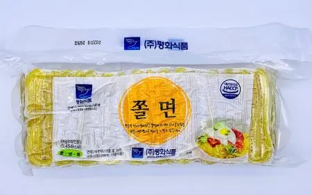 평화 쫄면 2kg (10인분) × 6개 / 비빔쫄면 양념 쫄면사리 업소용 대용량