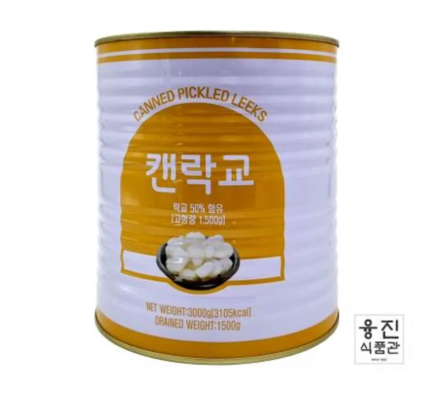 이엔푸드 캔락교 3,000g / 염교 일식 초밥 회 사시미 반찬 이미지