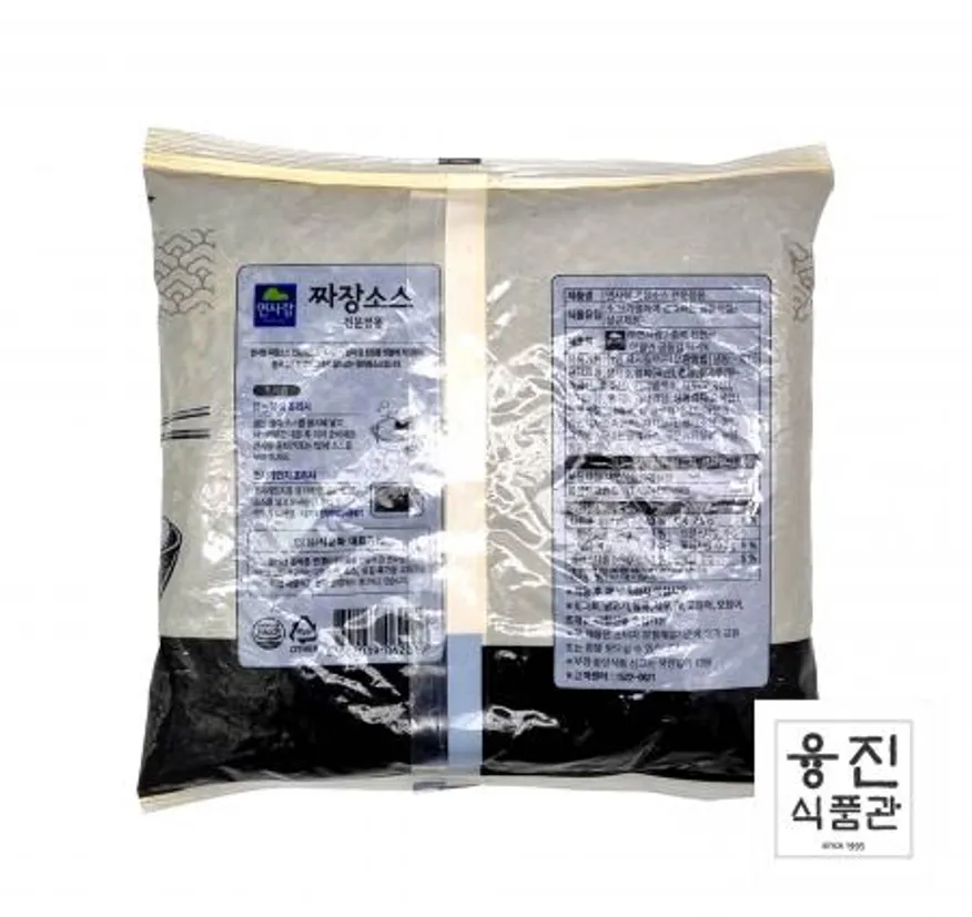 면사랑 짜장소스 전문점용1BOX (1.5kg×8개) / 중화풍 소스 불맛 중국집 짜장면 업소용 대용량 이미지