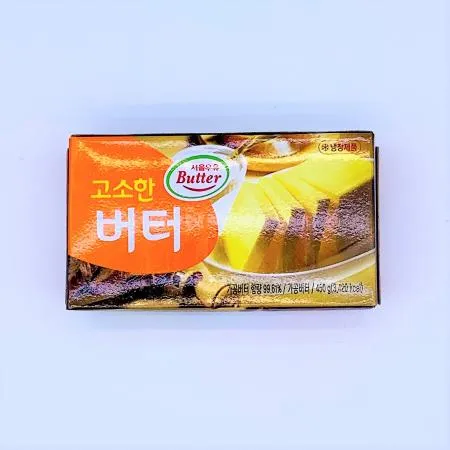 서울우유 고소한 버터 무가염 450g / 각버터 무염버터 베이킹재료 이미지