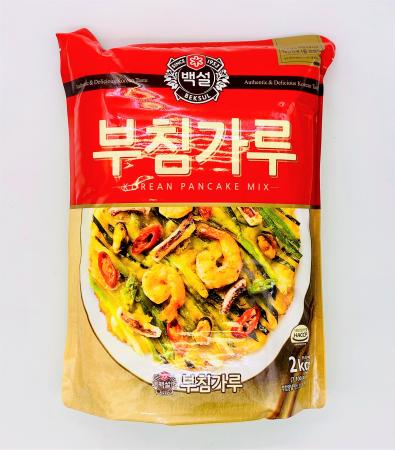 CJ 백설 부침가루 2kg / 해물 파전 김치전 부추전 부침믹스 이미지