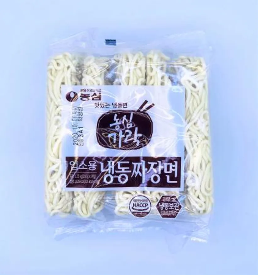 농심 냉동 짜장면1BOX 1.25kg(250g x 5개) / 냉동면 중화면 짬뽕사리 이미지