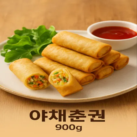 랜시푸드 야채춘권 900g (60개입)