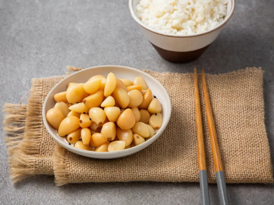 HACCP 국내생산 밑반찬 알마늘 절임 1KG 이미지