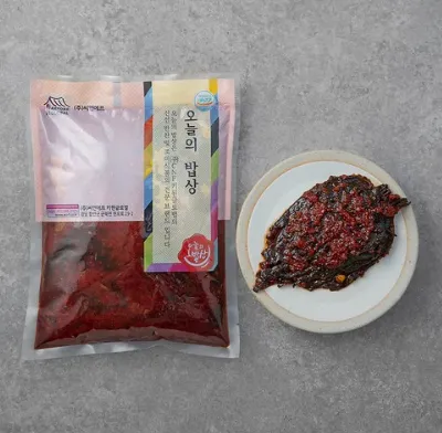 HACCP 국내생산 밑반찬 양념깻잎 무침 1KG