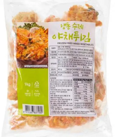 에어프라이어 분식 냉동 후라이드 야채튀김 1KG 이미지