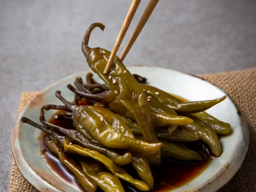 HACCP 국내생산 밑반찬 간장 고추절임 1KG 이미지