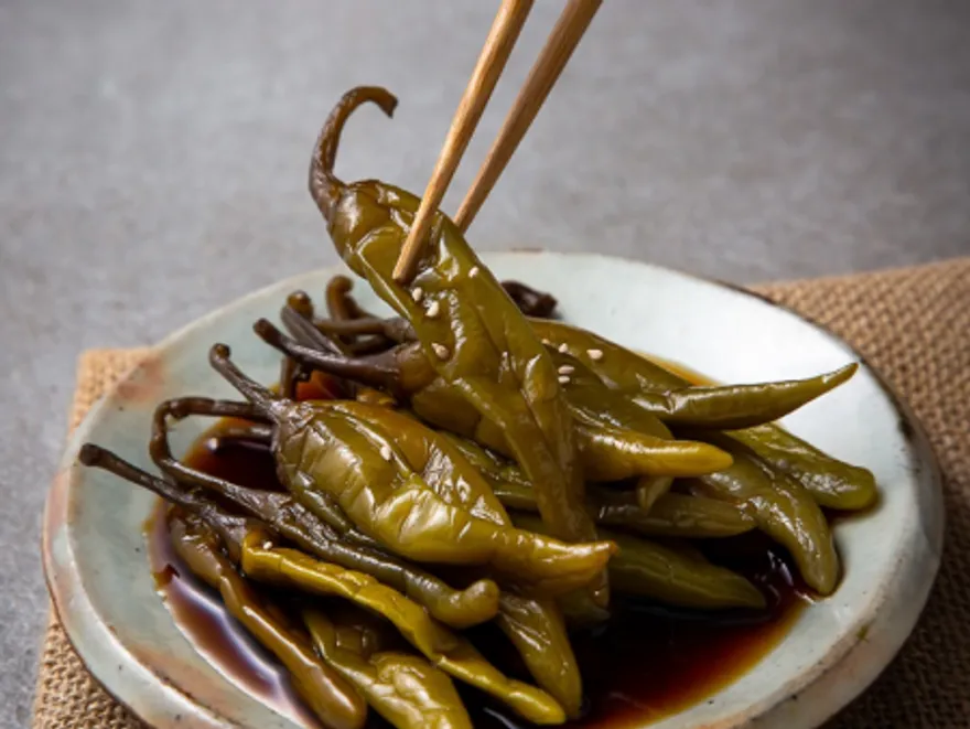 HACCP 국내생산 밑반찬 간장 고추절임 1KG 이미지