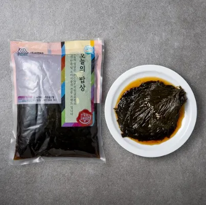 HACCP 국내생산 밑반찬 간장 깻잎무침 1KG