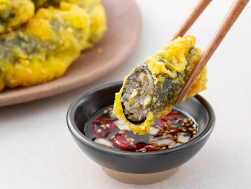 에어프라이어 분식 냉동 후라이드 오징어 김말이 튀김 1Kg 이미지