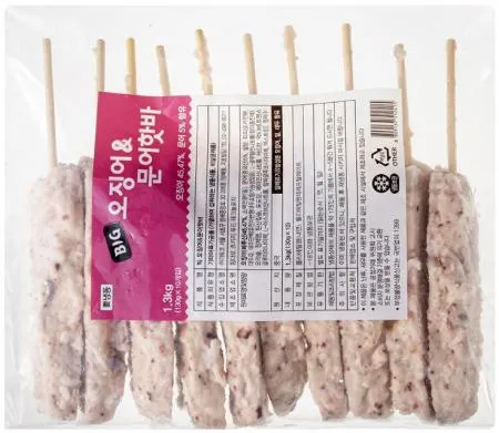 빅오징어&문어핫바130g*10ea 이미지