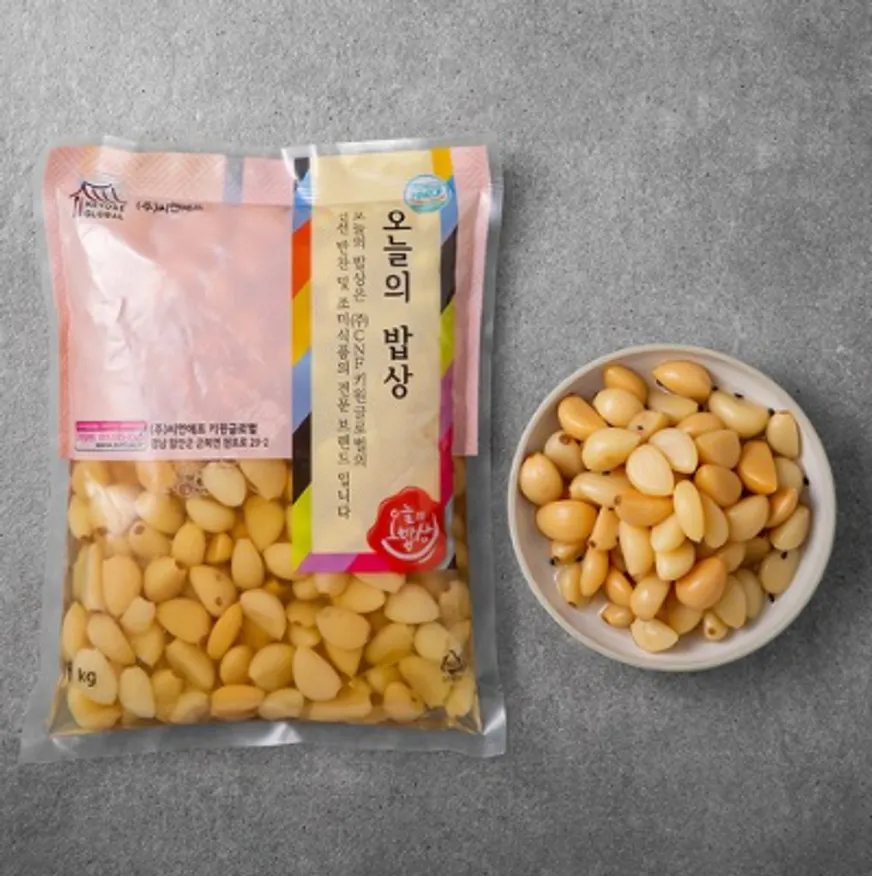 HACCP 국내생산 밑반찬 알마늘 절임 1KG 이미지