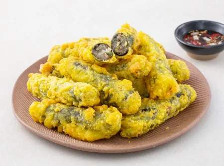 에어프라이어 분식 냉동 후라이드 오징어 김말이 튀김 1Kg 이미지