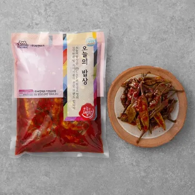 HACCP 국내생산 밑반찬 양념 고추무침 1KG