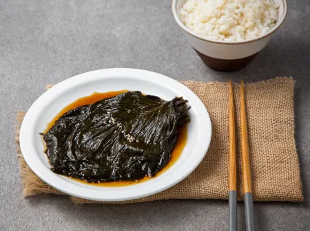 HACCP 국내생산 밑반찬 간장 깻잎무침 1KG 이미지