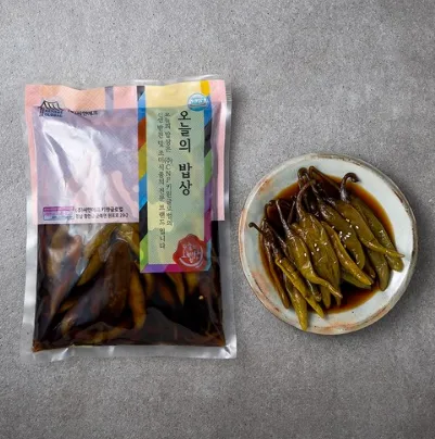 HACCP 국내생산 밑반찬 간장 고추절임 1KG