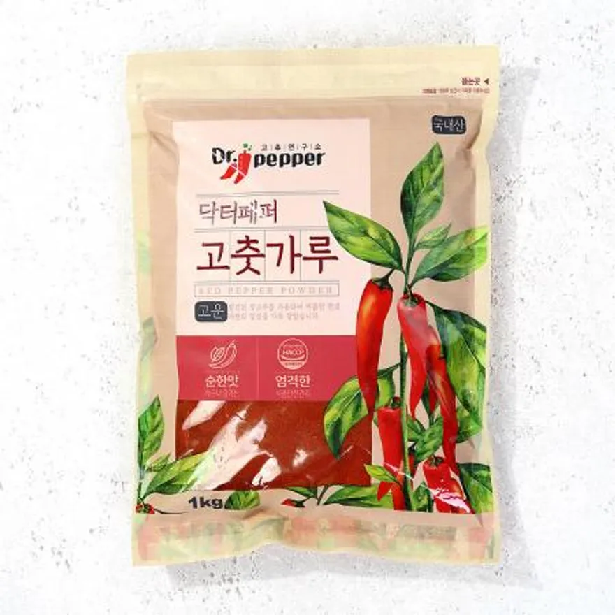 25년 햇고추 HACCP 국내산 고운 고춧가루 1Kg 이미지