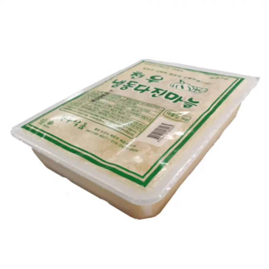 천우 냉동 양념 다진마늘 1kg (양파,무 혼합) 이미지