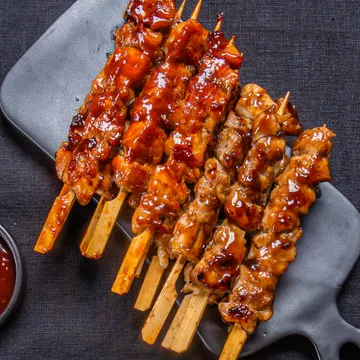 숯불 양념 닭꼬치 800g 40개입 캠핑음식 닭꼬치구이